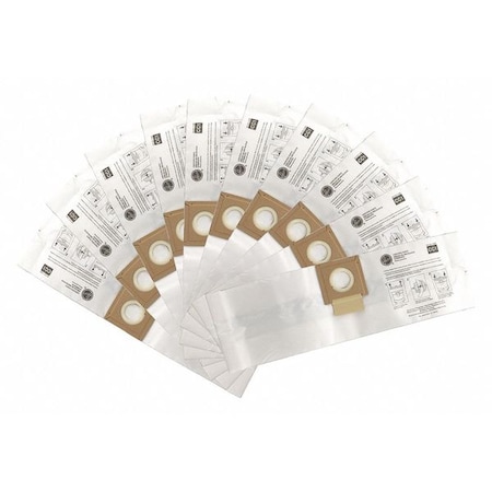 Hoover Commercial Vacuum Bag, 10 PK AH10163