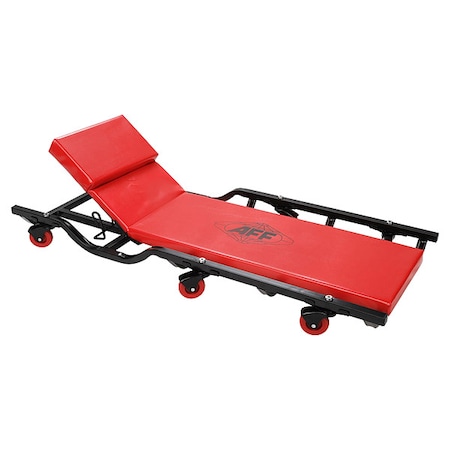 American Forge & Foundry Creeper, Steel, Heavy-Duty, 400 lb, Red 3908A
