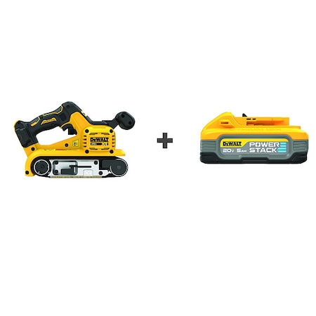 Dewalt Cordless Belt Sander 20V, w/Bonus Battery DCW220B/DCBP520