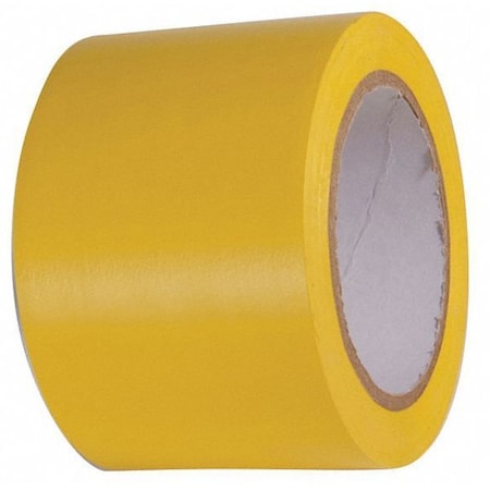 Incom Aisle Marking Tape, 3"x108ft, Yellow PST310