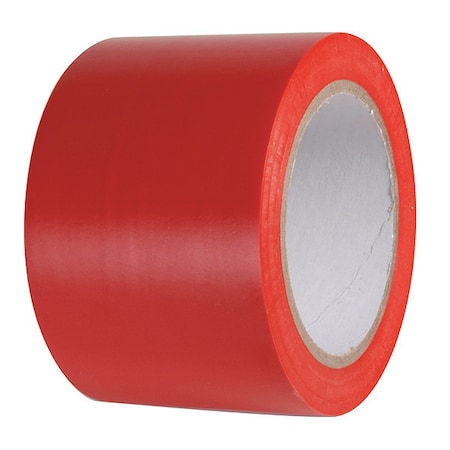 Incom Aisle Marking Tape, 3"x108ft, Red PST312