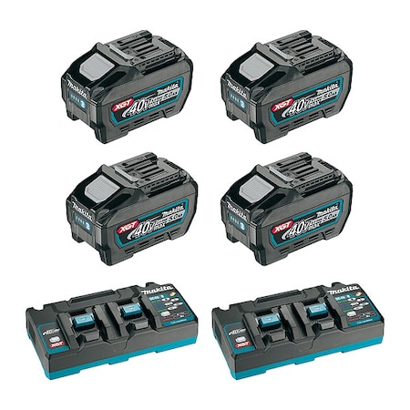 Makita Battery and Charger Combo BL4050F-4 + DC40RB-2