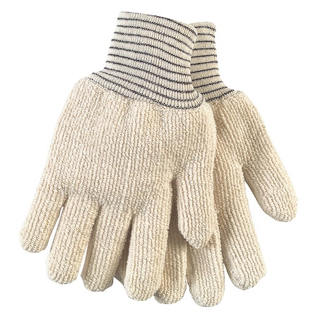 Mcr Safety Knit Gloves, Knit, Beige, 12 PK 9429