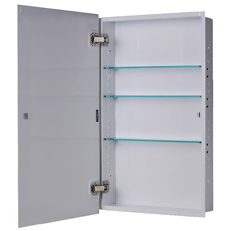 Ketcham 13" x 36" Euroline Flush Mounted Polished Edge Medicine Cabinet 121PE
