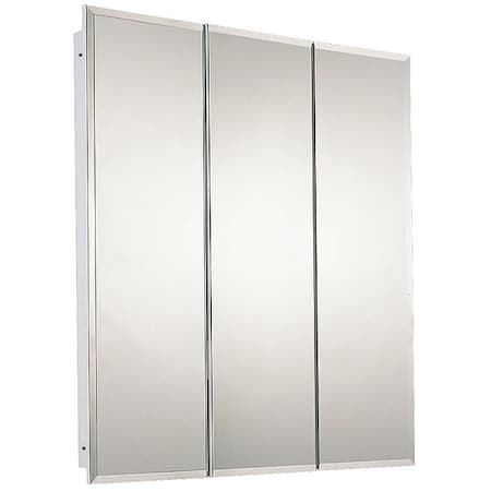 Ketcham 30" x 36" Fully Recessed Beveled Edge Tri-View Medicine Cabinet R-3036BV