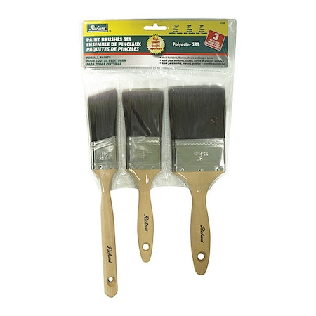 Richard Paint Brush, 3 Piece Set 81305