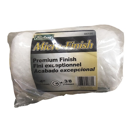 Richard 4" Paint Roller Cover, 3/8" Nap, Microfiber 94100