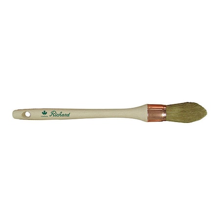Richard Wood Trim Brush, Round, 1" 13725