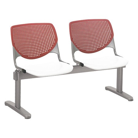 Kfi Kool Beam Seat Beam Seating, 47 in W 22 in L 31 in H 2300BEAM2-BP41-SP08