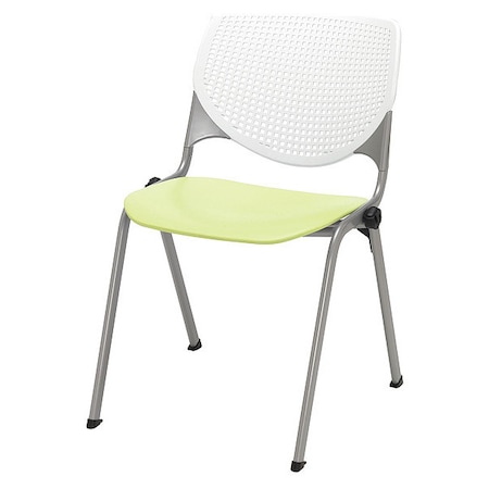 Kfi Poly Stack Chair, Lime Gn Seat 2300-BP08-SP14
