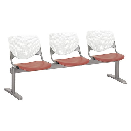 Kfi Kool Beam Seat Beam Seating, 71 in W 22" L 31" H 2300BEAM3-BP08-SP41