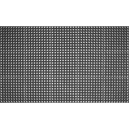 Apache Mills Drainage Mat, Rubber, 5 ft W x 3 ft L, Black 3927109203x5