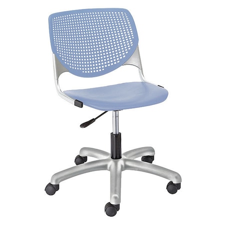 Kfi Task Chair, 15-1/2" to 20", Periwinkle TK2300-P20