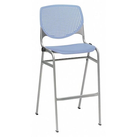 Kfi Poly Barstool, Peri Blue BR2300-P20