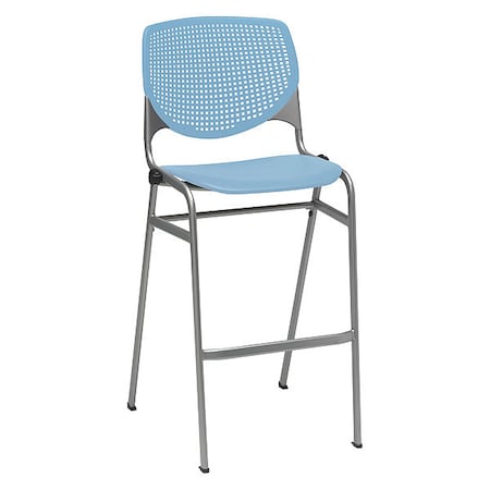 Kfi Poly Barstool, Sky Blue BR2300-P35
