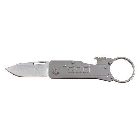 Sog Folding Knife, Keytron, Key Ring/Opener KT1001-CP