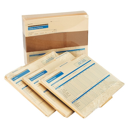 Complyright Employee Record Organizer, 3 Section, PK25 A3103