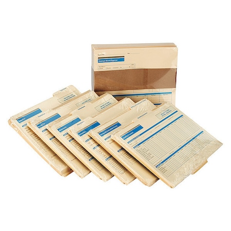 Complyright Employee Record Organizer, 6 Section, PK25 A1175