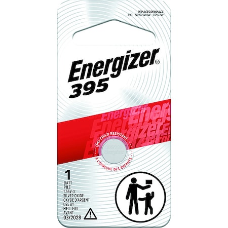Energizer Coin Cell, 395, 1.5V 395BPZ