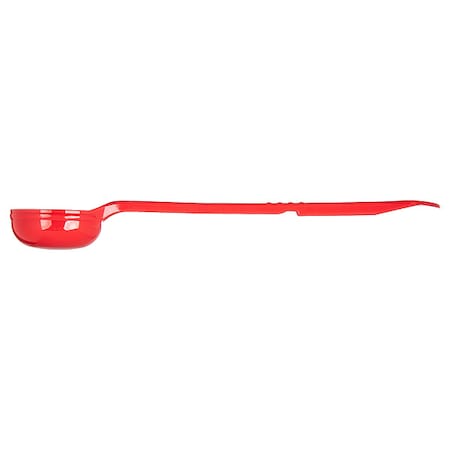 Carlisle Foodservice Solid Long Handle, 2 oz., Red, PK12 396005