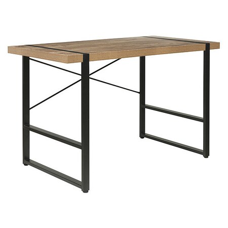 Onespace Foundry Writing Desk Bourbon Foundry Writing Desk, 23.6" D X 30" H, Oak, Particle Board 47.2" W X 50-JN22DSK