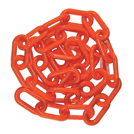 Mr. Chain Plastic Chain, 2" x 500 ft., Sfty Green 50012-500
