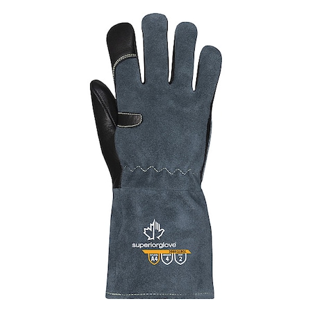 Superior Glove Endura Heat Resistant Glove, Gauntlet Cuff, Keystone Thumb, Not Applicable M, 1 PR 398KGLBGL-M