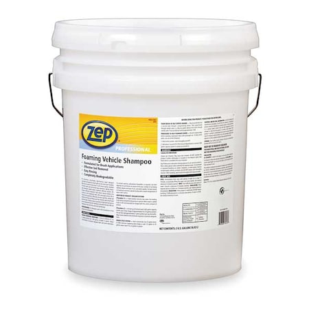 Zep Foaming Vehicle Shampoo, Touchless Vehicle Cleaners, 5 gal, Butyl-Free 1041567