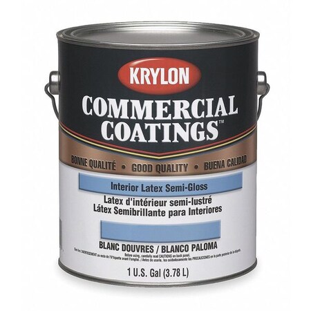 Krylon Interior Paint, Semi-gloss, 1 gal. K21330261-16