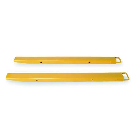 ZORO SELECT Fork Extensions, Yellow, 6 x 96 In, Pk2 2KFH2