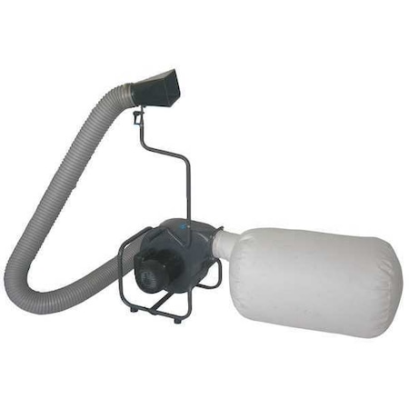 Dayton Wood Dust Collector, 550 cfm CFM Max Flow, 3/4 hp, Single Phase 3AA30