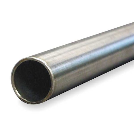 Zoro Select 2" OD x 6 ft. Seamless 316 Stainless Steel Tubing 3ACL8