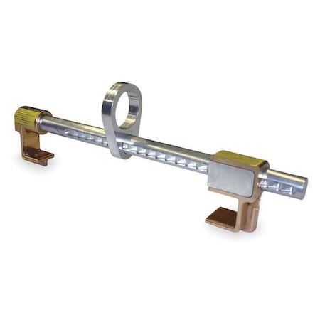 Miller Sliding Beam Anchor, 14 in Length, 400 lb Weigth Capacity, Aluminum, Bronze Anchor 8816-14/