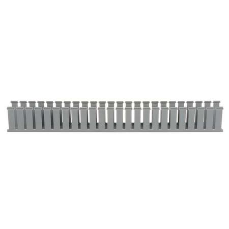 PANDUIT Wire Duct, Wide Slot, Gray, 2.25 W x 3 D G2X3LG6