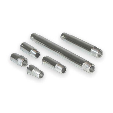 Tempco Bayonet Adapter, 1/8-27 NPT, L 2, Slvr TCA-104-118