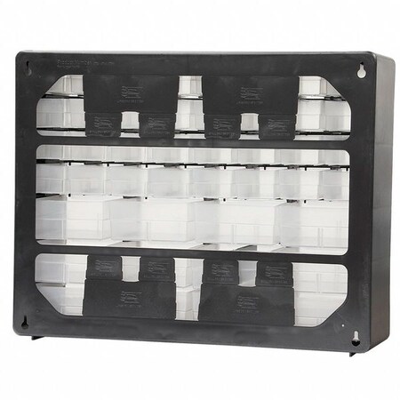 Akro Mils Drawer Bin Cabinet 6 3 8 In D 20 In W 10124 Zoro Com