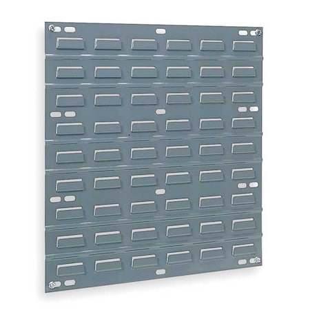 Akro-Mils Steel Louvered Panel, 5/16 in D x 20 in H x 18 in W, Gray 30618