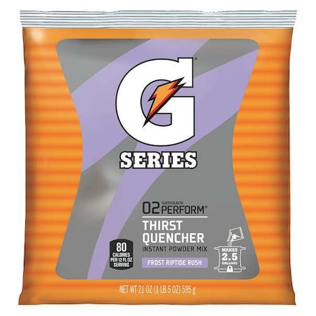 Gatorade Sports Drink Mix Powder 21 oz., Frost Riptide Rush 33673