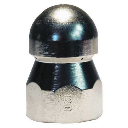 Zoro Select Sewer Nozzle, Size 12, 3/8" (F)NPT5000 psi AL0124722360