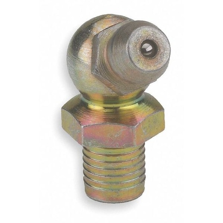 Zoro Select Grease Fitting, 65deg 1/4 Drive, PK10 GFD1744