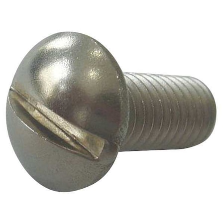 Zoro Select 5/16-18 x 1" Round Head Slotted Machine Screw, 25 pk. U51213.031.0100