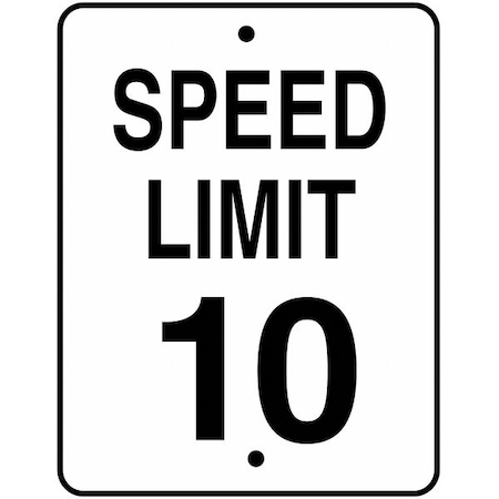 Zing Traffic Sign, 24 in H, 18 in W, Aluminum, Rectangle, English, 2237 2237