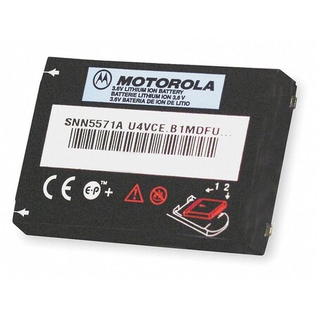 Motorola Battery Pack, Li-Ion, 3.7V, For Motorola 56557