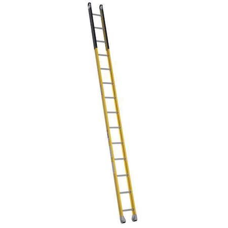 WERNER 14 ft. Manhole Ladder, Fiberglass, 14 Steps, 375 lb Load Capacity M7114-1