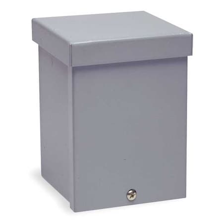 Wiegmann Padlockable Hasp Electrical Enclosures, 6 in H, 4 in D, 4 in W, 3R, Steel RSC040604