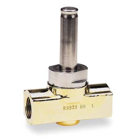 Dayton Brass Solenoid Valve Less Coil, Normally Closed, 1/4 in Pipe Size 008042