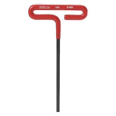 Eklind SAE Plain Hex Key Hex Key, 5/16" Tip Size, 9 in Long, 6 in Short 51920