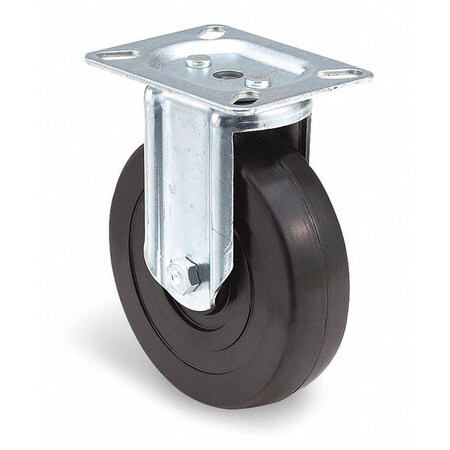 E.R. Wagner Rigid Plate Caster, 240 lb, 5 In Dia 1F2305004000197R