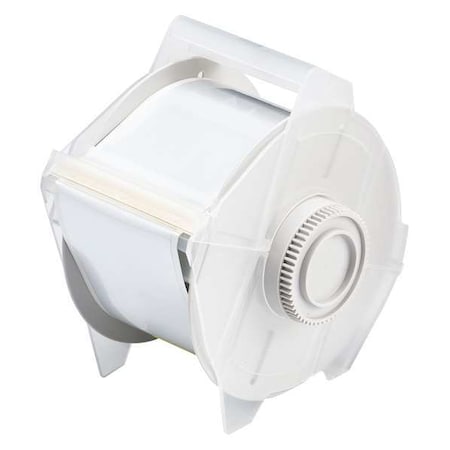 Brady Label Tape Cartridge, Metallic Silver, Labels/Roll: Continuous 76721