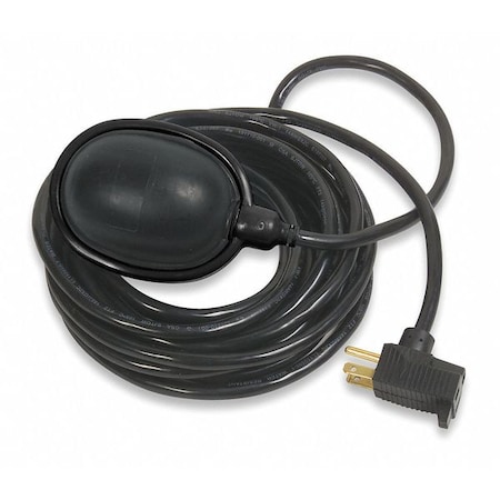 Dayton Float Switch, Mechanical, Normally Open 3BY61